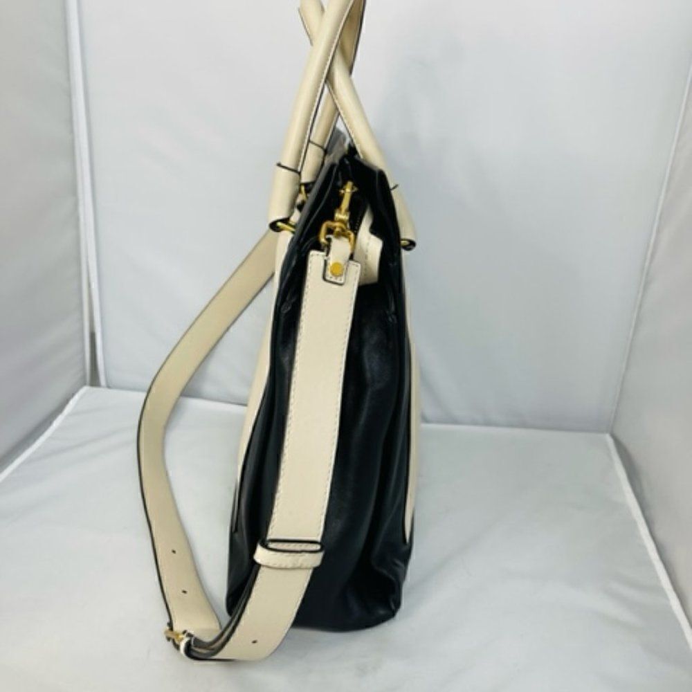 Marc by Marc Jacobs leather know when to fold em Nicky bag Two Toned color-block - Picture 4 of 8